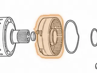 Drum, AX4N Reverse Clutch (.440”OD Oil Hole) 1995-Up — Part # 86556H