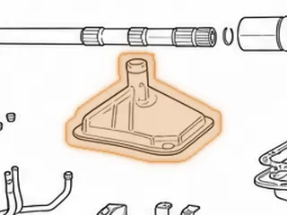 Filter, AXODE/AX4S(SHO 92-95) & AX4N 1995-96 (W/.490” Tall Orange Lip Seal) — Part # 86010E