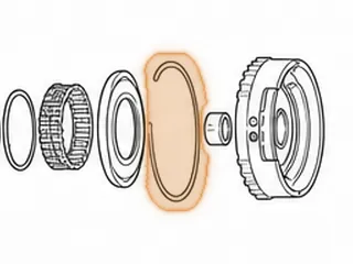 Snap Ring, AX4N Holds Differential Support In Case (Tapered) 1995-Up — Part # 86890H