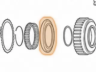 Piston, AXOD/AXODE/AX4S Forward Clutch (Aluminum) (Taurus SHO) 1986-Up (Can Use 86964H) — Part # 86964AA