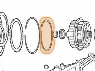 Snap Ring, AX4N Front Planet To Rear Ring Gear 1995-Up — Part # 86882H