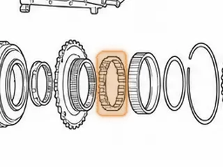 Sprag, AXODE/AX4S/AX4N Direct (.590” Wide Cage) Grey Plastic 1992-Up (Can Use 36650BA) — Part # 86656A