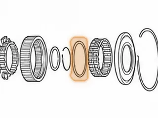 Washer, AX4N Low / Intermediate Clutch Hub To Low / Intermediate Spring Retainer (3 Tab) 1995-Up — Part # 86258H