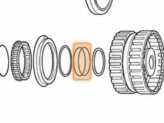 O-Ring, AXOD/AXODE/AX4S/AX4N Direct & Intermediate Clutch Hub (.072” Thick)(2 3/4”OD) — Part # 86334