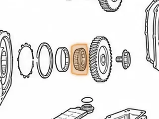Cone Bearing, ZF4HP18 Transfer Gear (Eagle) — Part # 79279E