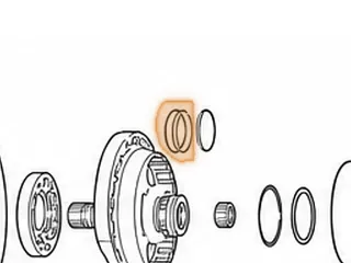Ring, ZF4HP18 Stator To Reverse Drum (2.285”OD) (Metal) — Part # 79179E