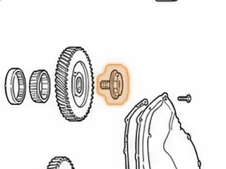 Nut, ZF4HP18 Pinion (Eagle) — Part # 79796E