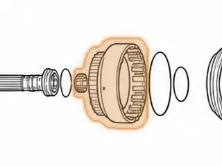 Drum, ZF4HP14 Forward Clutch (Peugeot) — Part # 79554P