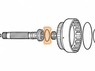 O-Ring, ZF4HP18 Turbine Shaft (Eagle) — Part # 79380E