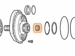 Bushing, ZF4HP18 Stator (Front) (Eagel, Dodge, Saab) — Part # 79036E