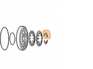 Retainer, ZF4HP18 3-4 Clutch Return Spring (Eagle) — Part # 79862E