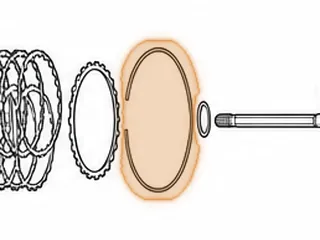 Snap Ring, ZF4HP18 Holds Forward Clutch Pressure Plate In Drum (Eagle) — Part # 79876E