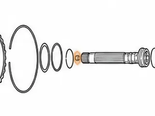 Bushing, ZF4HP18 Turbine Shaft (Eagle, Dodge, Saab) — Part # 79049E