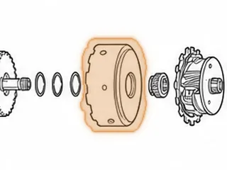 Shell, ZF4HP18 Sun Shell With Front Sun Gear (27 Teeth) (Audi) — Part # 79624A