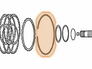 Snap Ring, ZF4HP18 Holds Reverse Pressure Plate In Drum (Eagle) — Part # 79892E