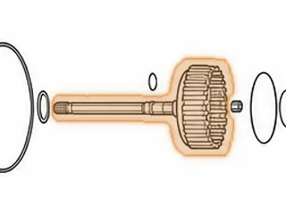 Drum, ZF4HP18 3-4 Clutch With Input Shaft (Eagle) — Part # 79550E