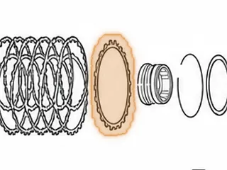 Steel, ZF4HP18 Low/Reverse Clutch (.040”) 24 Teeth (5.200”ID) D Pack (Use 79129E) — Part # 79135E