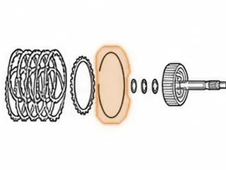 Snap Ring, ZF4HP18 Holds 3-4 Pressure Plate In Drum (Eagle) — Part # 79861E