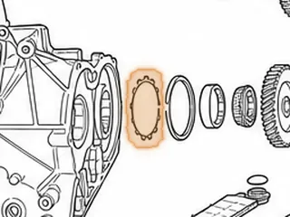 Retaining Ring, ZF4HP18 Rear Sprag In Race To Lock Nut (Saab) — Part # 79264S