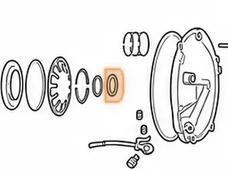 Bearing W/Races, ZF4HP16 B Clutch Drum To Rear Cover (1.760”OD)(1.150”ID)(.176”Thick) 2002-07 — Part # 145257A