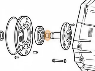Bushing, ZF4HP16 Stator (Front)(.873”OD)(.770”ID) (.220”Wide)(Brass) 2002-07 — Part # 145036A