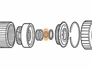 Snap Ring, ZF4HP16 Overdrive Sun Gear Stop (.066”Thick) 2002-07 — Part # 145866A