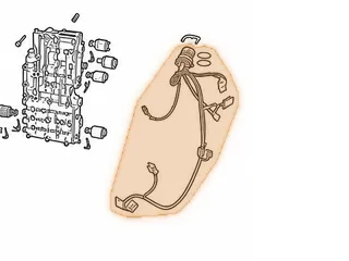 Wire Harness, ZF4HP16 (16 Pin Connector)(6 Solenoid Connector)(2 Speed Sensors & 1 Temperature Sensor) 2002-07 — Part # 145446A