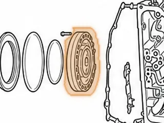 Housing, ZF4HP21 F Brake Piston (Cast Iron)(15 Bolt) (6.615”OD)(1.540”Tall) 2002-07 — Part # 145551A