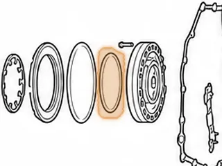 O-Ring, ZF4HP16 F Brake Piston (Inner)(4.520”ID)(.107”Thick) 2002-07 — Part # 145328A