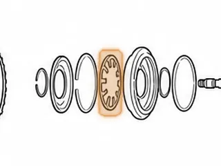 Return Spring, ZF4HP16 E Clutch Piston (10 Fingers)(4.670”OD)(.069”Thick) 2002-07 — Part # 145972A