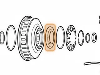 Piston, ZF4HP16 Return Spring B Clutch (3.990”OD)(2.125”ID) 2002-07 — Part # 145987A