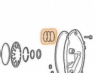 Ring, ZF4HP16 Rear Cover (1.815”OD)(.077”Thick)(Metal Interlocking Ends)(.065”Wide) 2002-07 — Part # 145184A