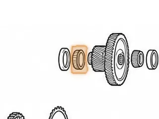 Bearing, ZF4HP16 Pinion (Tapered)(19 Rollers)(1.375”ID) (Timken KLM485 Poland PO H144) 2002-07 — Part # 145274A