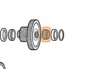 Bearing, ZF4HP16 Pinion To Case (14 Rollers)(1.085”ID)(Timken NP109544) 2002-07 — Part # 145281A
