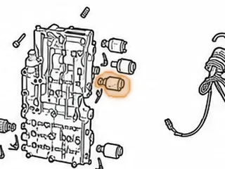 Solenoid, ZF4HP16 (EDS5) (2.069”Long)(1.179”OD Body) (.667”Snout)(Black) 2002-07 — Part # 145421A