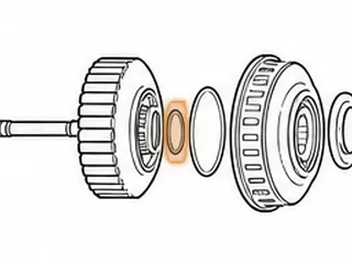 O-Ring, ZF4HP16 B Clutch Apply Cushion (Inner)(2.300”OD)(.108”Thick) 2002-07 — Part # 145338A