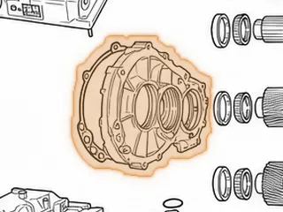 Flange Adapter, ZF4HP18 (For Rear Cover) Eagle — Part # 79757E