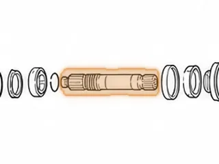 Shaft, ZF4HP18 Differential Drive (Audi) — Part # 79677A
