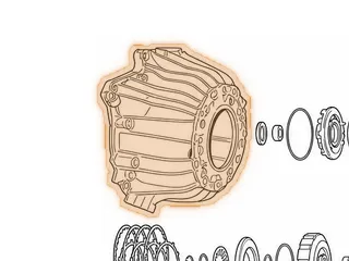 Bell Housing, ZF4HP22 (Cast # 102) — Part # 69750F