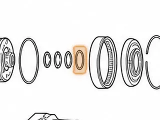Snap Ring, ZF4HP22 Holds Shell To Overdrive Planet — Part # 69866