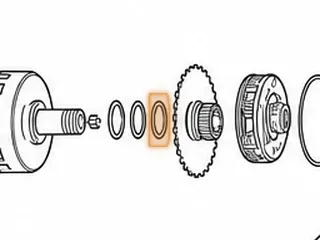 Race, ZF3HP22 Bowl With Shaft To Flange (Rear) — Part # 69215