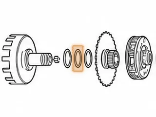 Bearing, ZF4HP22 Bowl With Shaft To Flange (Lincoln) — Part # 69214A