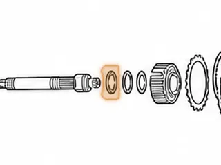 Race, ZF4HP22 Forward Drum To Hub (Front) & Overdrive Planet To Output Shaft (Front) — Part # 69231
