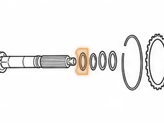 Race, ZF4HP22 Output Shaft To Rear Drum (Front) (Lincoln) — Part # 69267A