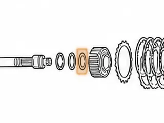 Race, ZF4HP22 Forward Drum To Hub (Rear) — Part # 69233A