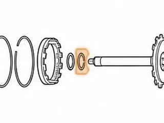 Race, ZF3HP22/ZF4HP22 Sun Gear To Intermediate Shaft (Also Fits ZF4HP22 Overdrive Planet To Output Shaft (Rear) — Part # 69242