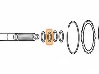 Race, ZF4HP22 Output Shaft To Rear Drum (Lincoln) — Part # 69268A