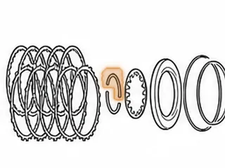 Retainer, ZF4HP22 Holds Overdrive Clutch Return Spring To Drum (2 piece) — Part # 69980