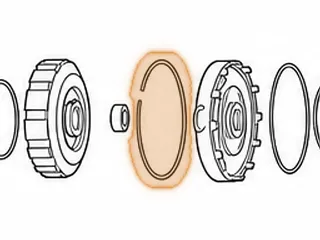 Snap Ring, ZF3HP22 / ZF4HP22 Holds Center Plate In Case — Part # 69883