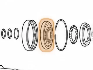 Hub, ZF4HP22 Rear Ring Gear (Inner Sprag Race) — Part # 69600
